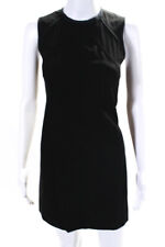 Narciso Rodriguez Womens Cut Out Back Sleeveless Dress Black Size 2 picture