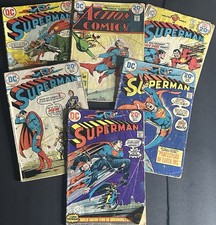 Superman #268 270 273 274 276 Action Comics #432 DC Bronze Age Lot 1973-74 picture