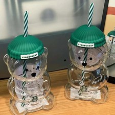 2025 Starbucks Bearista Glass Bear Cold Cup Holiday Limited Edition picture