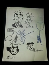 ORIGINAL COMIC ART JAM Vintage Sketches Schulz Bob Montana Walter Lantz  G2U picture