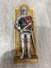 Marcus Designs Replicas Medieval Knight Crusader 3D Wall Plaque Made England 9” picture