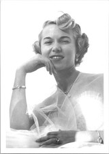 Pretty woman posing lace strapless & wearing diamond jewelry Found Photo V0391 picture