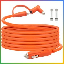 10ft Car Charger Cable 12V 24V Cigarette Lighter DC 8mm Heavy Duty picture