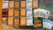 16 Magic the Gathering Empty Vintage Boxes & Booklets Revised, Ice Age, Mirage picture
