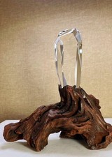 1.43LB Top Natural Clear quartz crystal mineral specimen Reiki Decor +stand picture