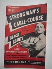 1952 BODY BUILDING Joe Bonomo BLACK BEAUTY CABLE COURSE picture