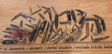 Assorted FOLDING Pocket Knives Mixed Brands & Conditions Parts &Repair or Carry picture