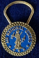 VINTAGE AIR NATIONAL GUARD METAL KEY CHAIN FOB 2
