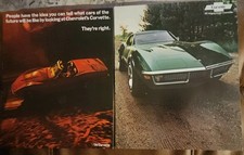 1970 & 1971 Chevrolet Corvette/ Stingray Sales Brochures Great Shape - Vintage picture