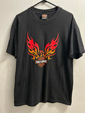 Vintage Harley-Davidson Cleveland Ohio Sales Co. Graphic T-Shirt Black Size L picture