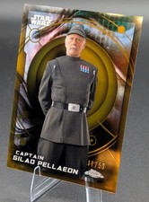 2026 Topps Chrome Star Wars CAPTAIN GILAD PELLAEON Gold Refractor /50 picture