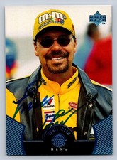 Ernie Irvan Hand Signed Autograph on a Standard Size Trading Card picture