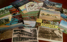 50 Vintage Postcards Lot Standard Old Travel Views picture