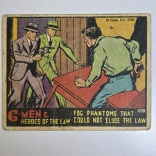 G-Men & Heroes of the Law Gum Inc #109 Fog Phantoms That Could Not Elude The Law picture