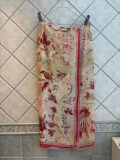ETRO Milano Silk & Lurex Floral Maxi Skirt Size 44 picture