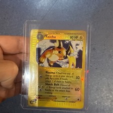 Pokémon TCG Reverse Holo Raichu Card Expedition Base Set 25/165 picture