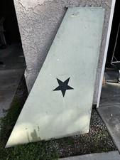 Original Vietnam War US Air Force Jet Fighter Airplane Tail Fin picture