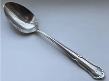 RARE LARGE Eva Braun’s Personally Owned “EB” Butterfly Monogram Silverware Spoon picture