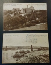2 1910 Cincinnati OHIO VALLEY INDUSTRIAL EXHIBITION Postcards Landing  picture