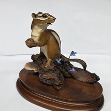 VIntage 1979  chilmark fine pewter  chipmunk # 161  Signed With Certificate  picture