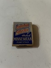Vintage Hotel Minnesotan Minneapolis Matchbook Panther Room Coffee Shop MN picture