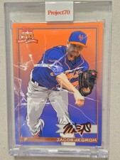 Jacob DeGrom 2021 Topps Project 70 #485 - 1991 Topps by Sophia Chang picture
