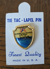 VTG 1990s American Family Cruises lapel Pin Tie Tac New on Card Made in USA picture