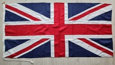 Union Jack MoD premium sewn woven flag 6x3ft toggle UK stitched cotton 2yd cloth picture