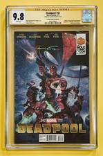 2015 Clayton Crain Signed CGC 9.8 Deadpool #42 - Movie Homage INFINITY Signature picture