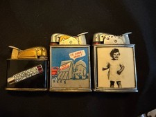 Vintage - EVANS - Three Unique Cigarette Lighters picture