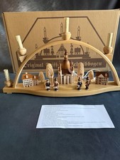 Vintage Erzgebirge German Schwibbogen Electric Christmas Candle Arch 20