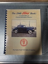 The 1940 Ford Book:  A Compendium Of Current Restoration Practices Spiral Bound picture