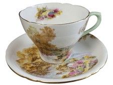 Shelley Heather cup and Saucer Set (multiple available) Gainsborough Shape picture