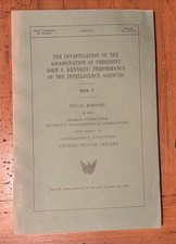 Senate Investigation JFK Assassination - Performance of Intelligence Agencies picture