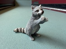 Schleich RACCOON Standing Figure Wildlife Trash Panda 2009 Retired Toy 14624 picture