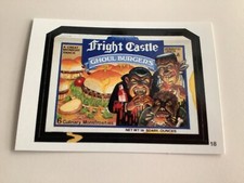 WHITE CASTLE 2004 TOPPS WACKY PACKAGES CARD PARODY, FRIGHT CASTLE #18 NM MONSTER picture
