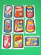 2005 Topps Wacky Packages ANS2 All-New Series 2 COMPLETE MAGNET CARD SET of 9 picture