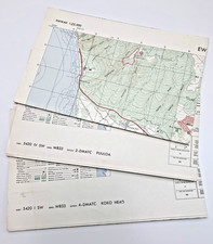 USN Sectional Flight Charts Aeronautical Pilot Map Hawaii 1968 Vietnam Era picture