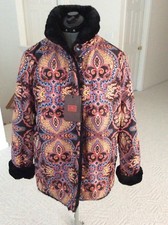 Authentic Etro Double Sided Jacket Black/ Multicolored 12 US 48 IT picture