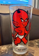 Vintage Harvey Cartoons Hot Stuff Pepsi Collector Series 6-1/4” Glass Tumbler picture