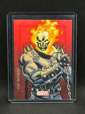 2010 Marvel 70th Anniversary SketchaFEX Sketch Card Ryan Orosco Ghost Rider 1/1 picture