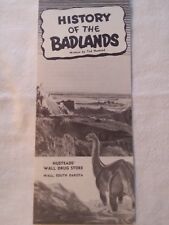  History of the BADLANDS Brochure  picture