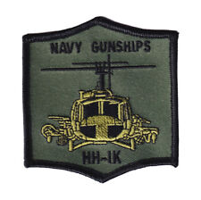 Bell® HH-1K,  Navy Gunships 3.5 inch Patch – With Hook and Loop picture