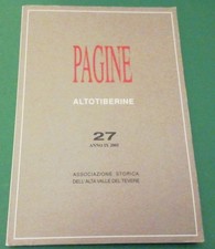 Pagine Altotiberine - No. 27 2005 Alta Valle Del Tevere Città Di Castello picture