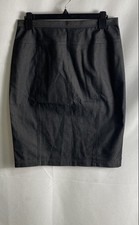 Narciso Rodriguez for eBay Women's Black Cotton Blend Pencil Skirt NWT Sz 6 picture