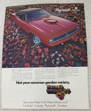 Vintage Magazine Ad - 1970 - Plymouth Barracuda 'Cuda Hemi picture