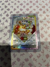 Pokémon TCG Eevee ex SVP 174 Scarlet & Violet Promo Tera Holo English NM picture