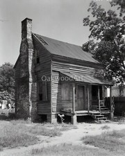 Old Slave Cabin in Georgia, Slavery, Vintage Photo Reprint picture