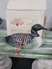 Schmid Gordon Fraser Loon  Ornament/Figurine 1986 in Original Box Sri Lanka picture