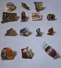Lot of 14 Rare Vintage State JCI Senate Pins Mixed Enamel Political T picture